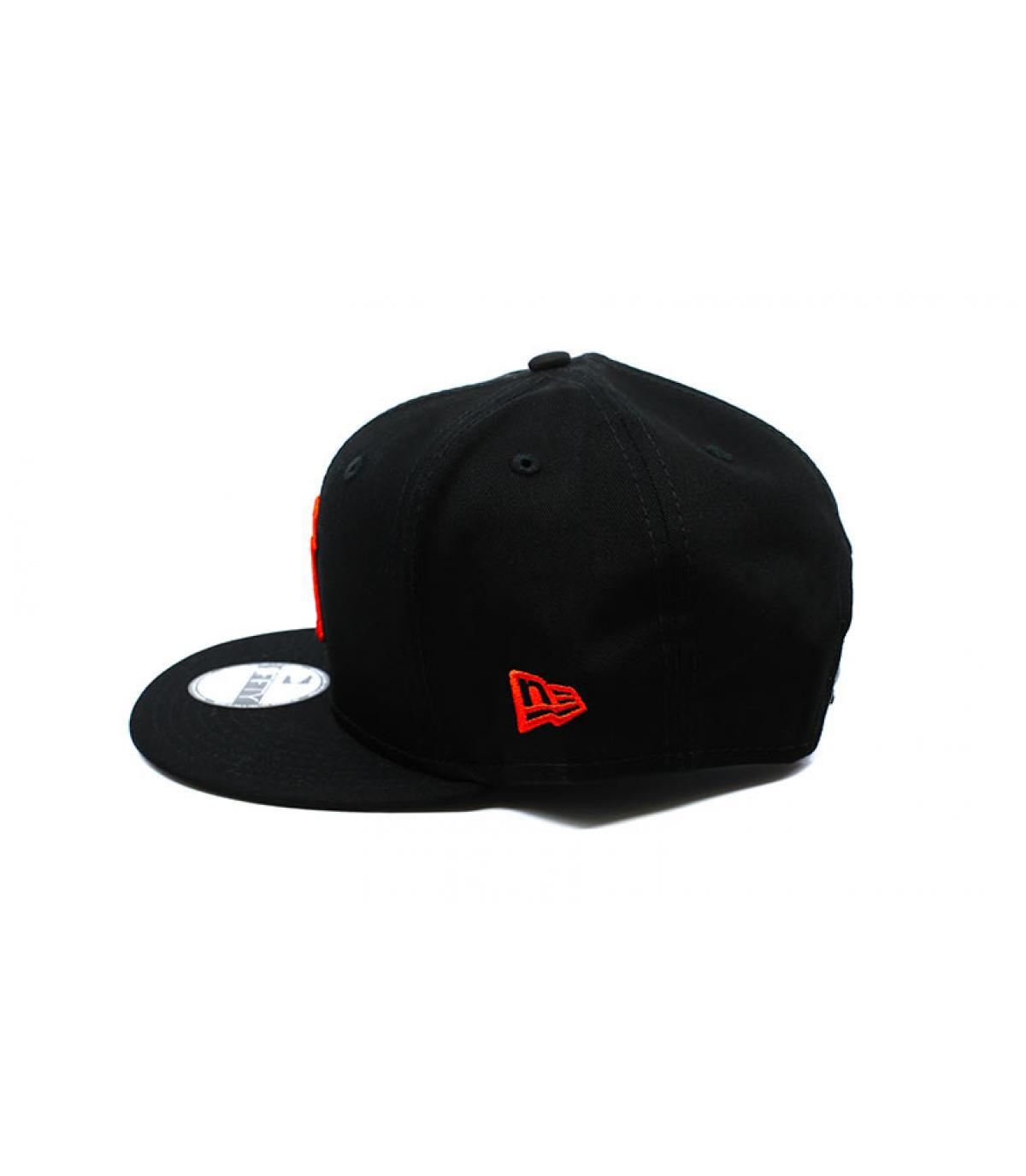 New Era snapback NY nero rosso